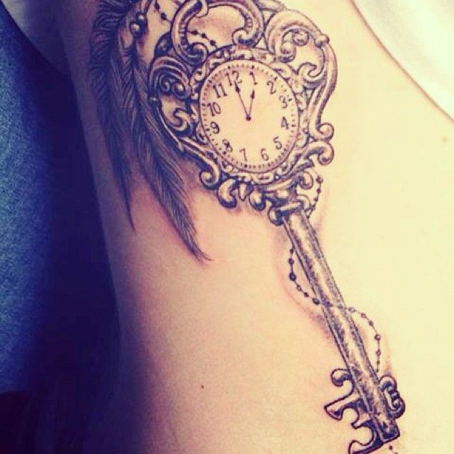 Fairytale key tattoo