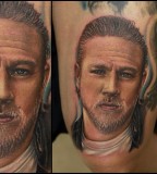 Famous people tattoo by Rich Pineda