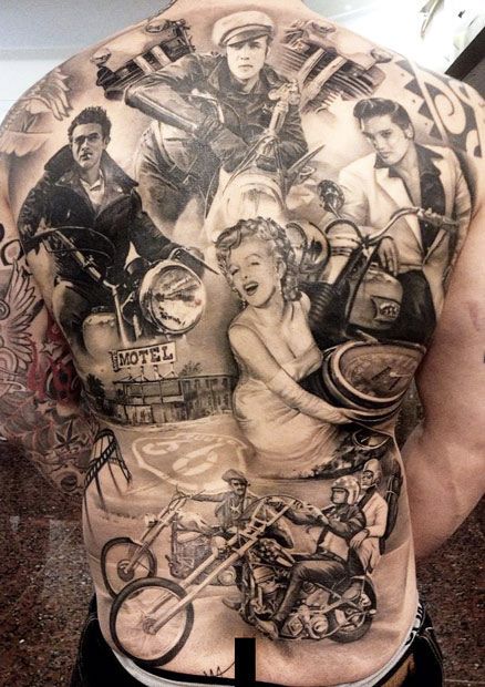 Famous tattoo by Matteo Pasqualin