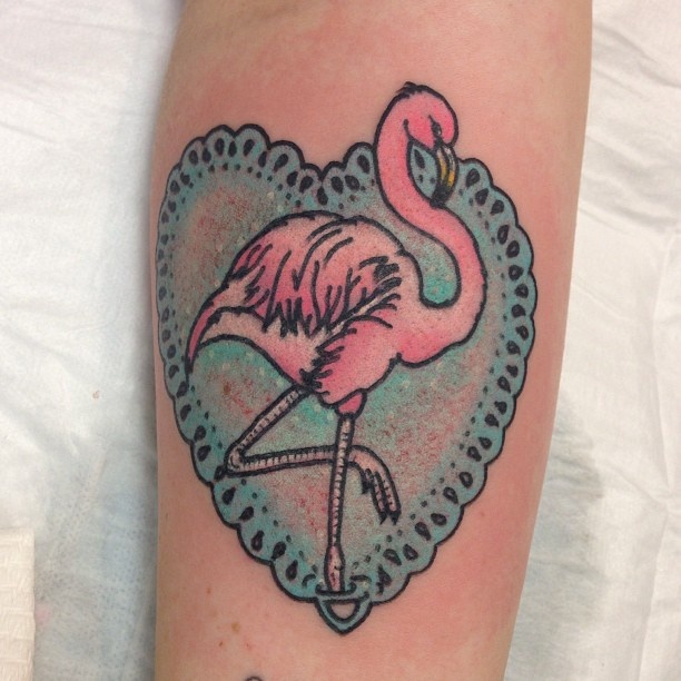 Flamingo tattoo