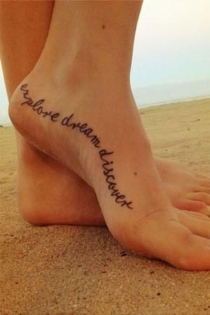 Foot tattoo