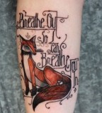 Fox fairy tale tattoo