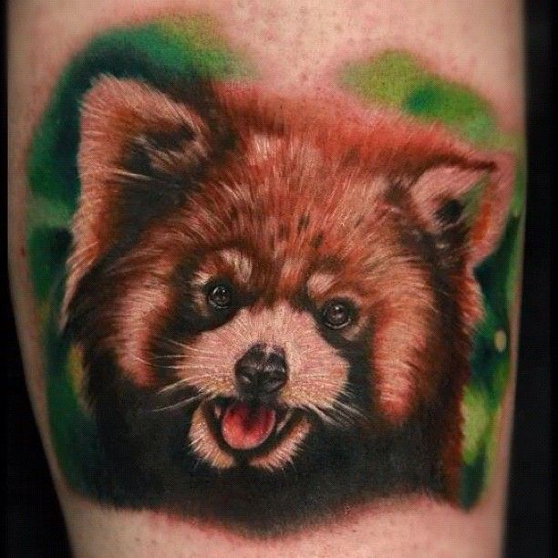 Fox tattoo by Rich Pineda