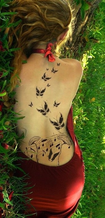 Great butterfly tattoo