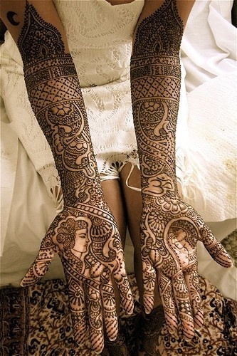 Indian bride tattoos