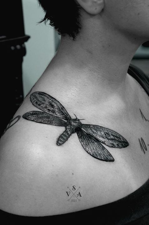 Insect tattoo by Andrey Svetov