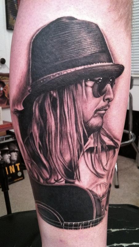 Kid Rock tattoo by Bob Tyrell