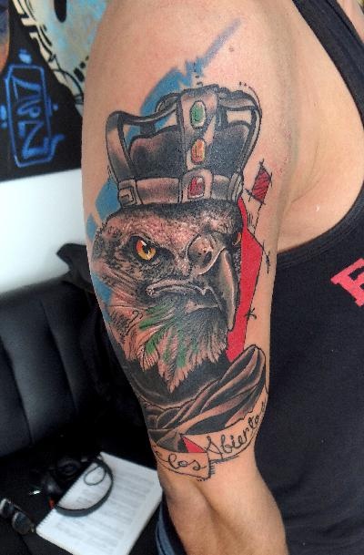 King eagle tattoo