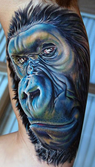 Monkey tattoo