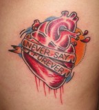 Never say forever tattoo