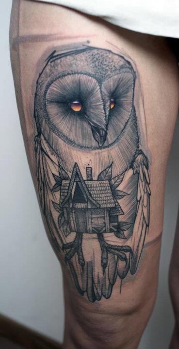 Owl tattoo