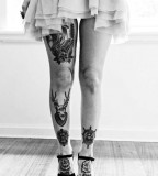 Roe legs tattoo