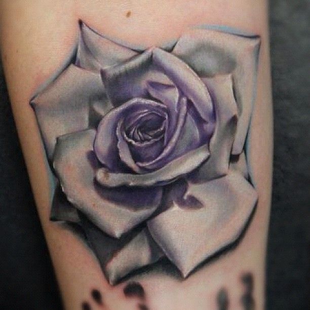 Rose tattoo by Rich Pineda