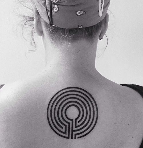 Round tattoo by Ben Volt