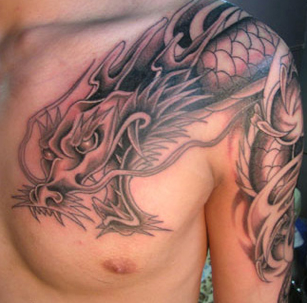 Simply dragon tattoo