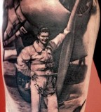 Soldier tattoo by Matteo Pasqualin