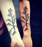 Trees tattoo by Philippe Fernandez