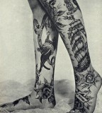 Vintage traditional tattoos
