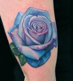 blue rose tattoo