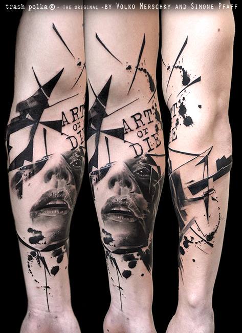 buena vista tattoo club art or die arm sleeve