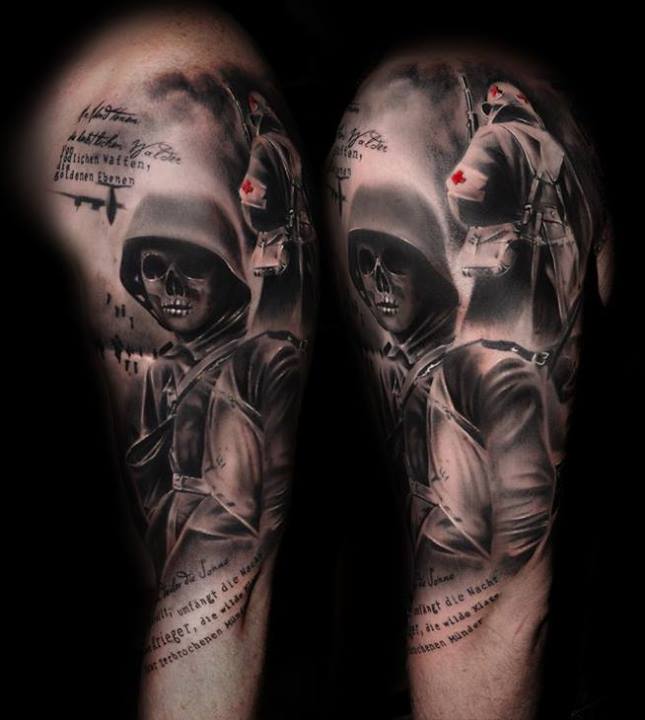 buena vista tattoo club soldier in war