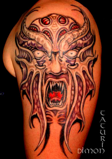 dangerous tattoo by Dimon Taturin