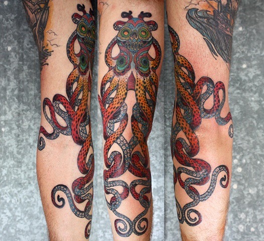 david hale tattoo freaky octopus