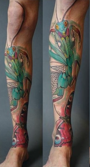 jessica mach tattoo insect leg sleeve