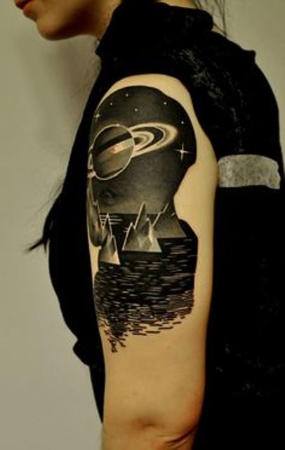 marcin aleksander surowiec tattoo planet and icebergs