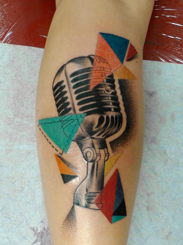 mariusz trubisz microphone tattoo