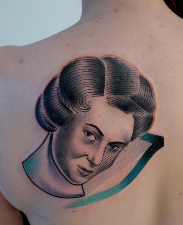 mariusz trubisz woman face tattoo