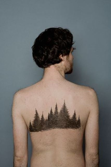 nature tattoo grove on back