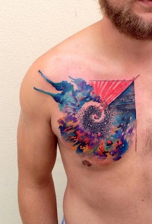 ondrash tattoo chest piece