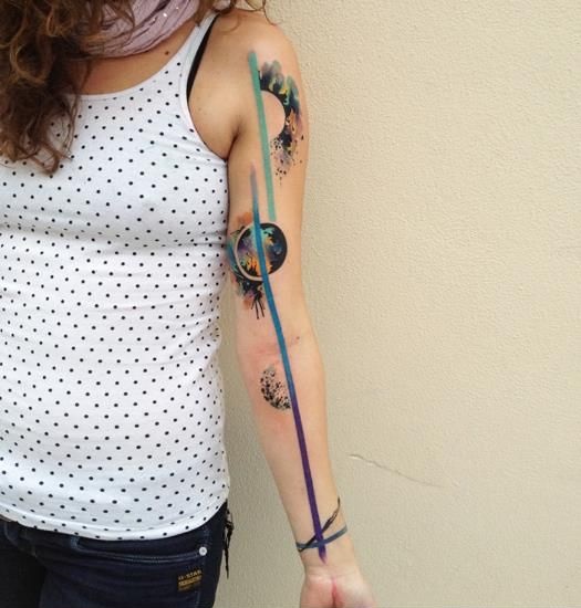 ondrash tattoo cosmic sleeve