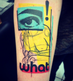 pop art tattoo by cavan infante