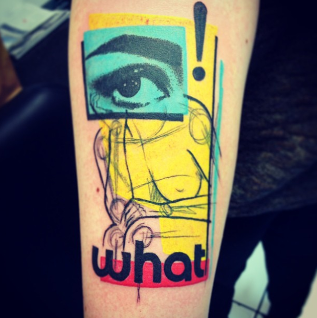 pop art tattoo by cavan infante