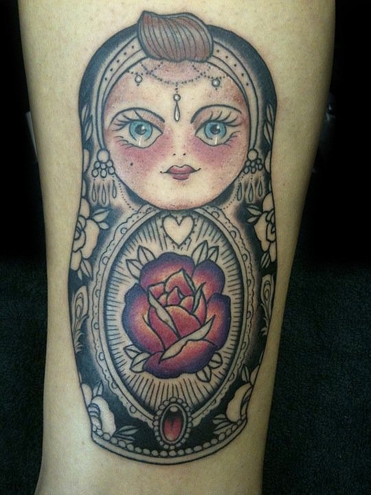russian doll tattoo matryoshka jewellery