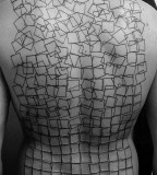 3D geometric tattoo