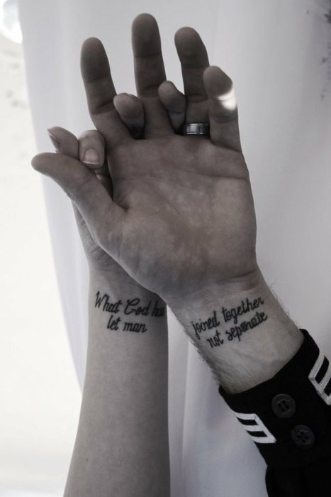 Amaizing couples tattoo