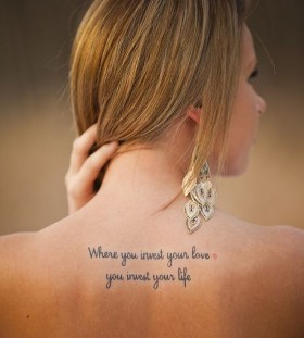 Amaizing quotes tattoo