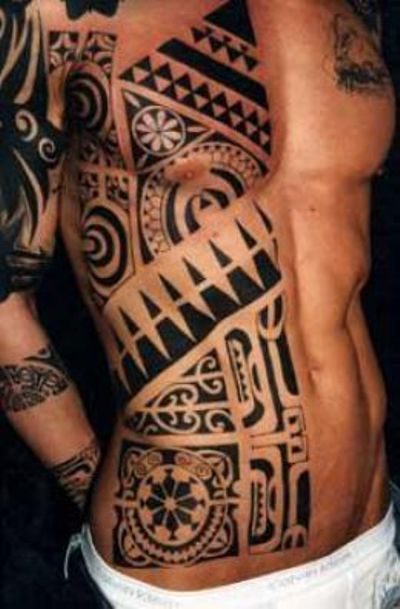 Amazing patterned tattoo