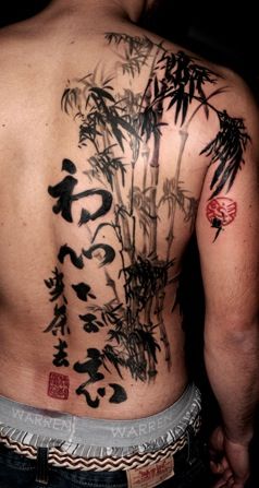 Asian style tattoo