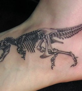 Awesome dinosaur tattoo