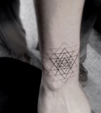 Awesome geometric tattoo