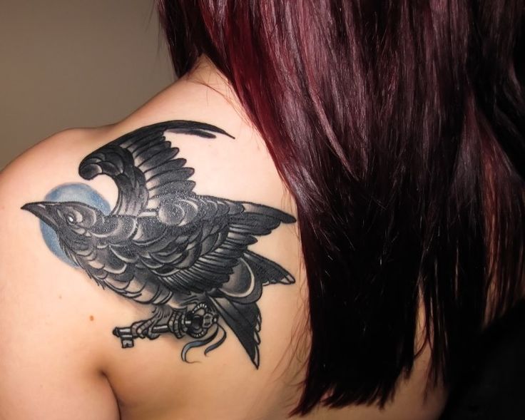 Bird tattoo by Pari Corbitt