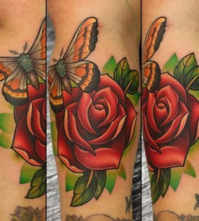 Butterfly tattoo by Michelle Maddison