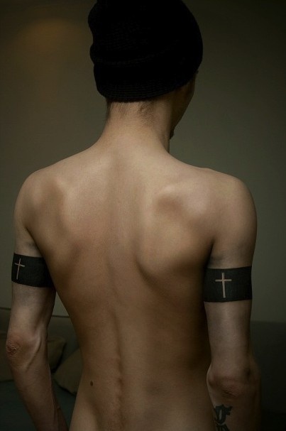 Crosses black tattoo