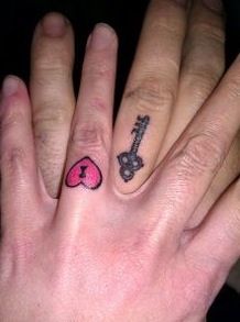 Cute couples tattoo