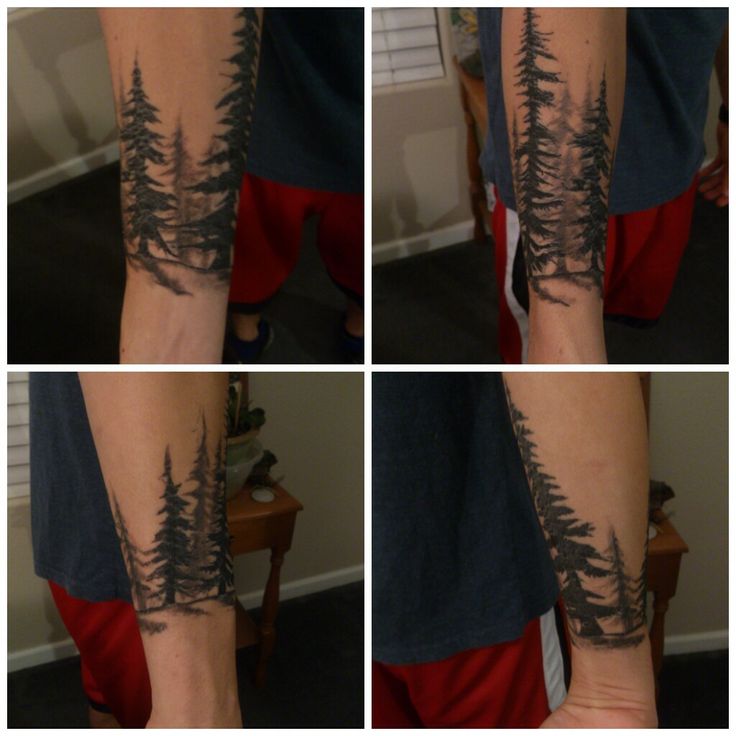 Cute forest tattoo