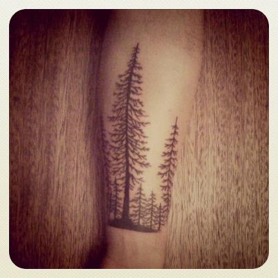 Cute tree tattoo